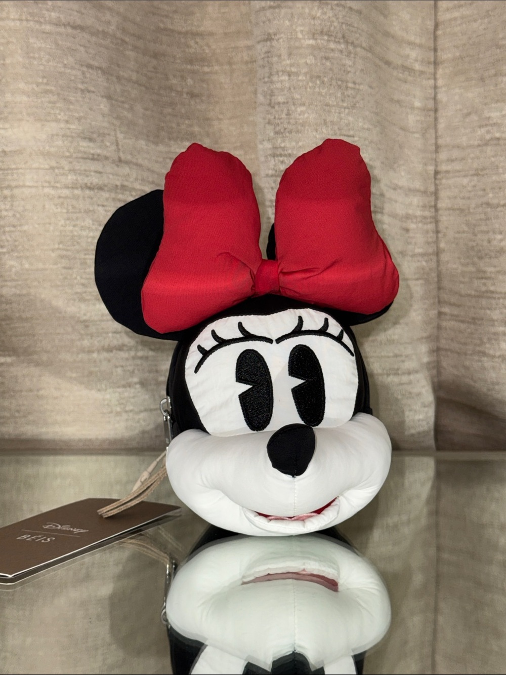 BEIS Disney The Minnie Mouse Charm Pouch in Black